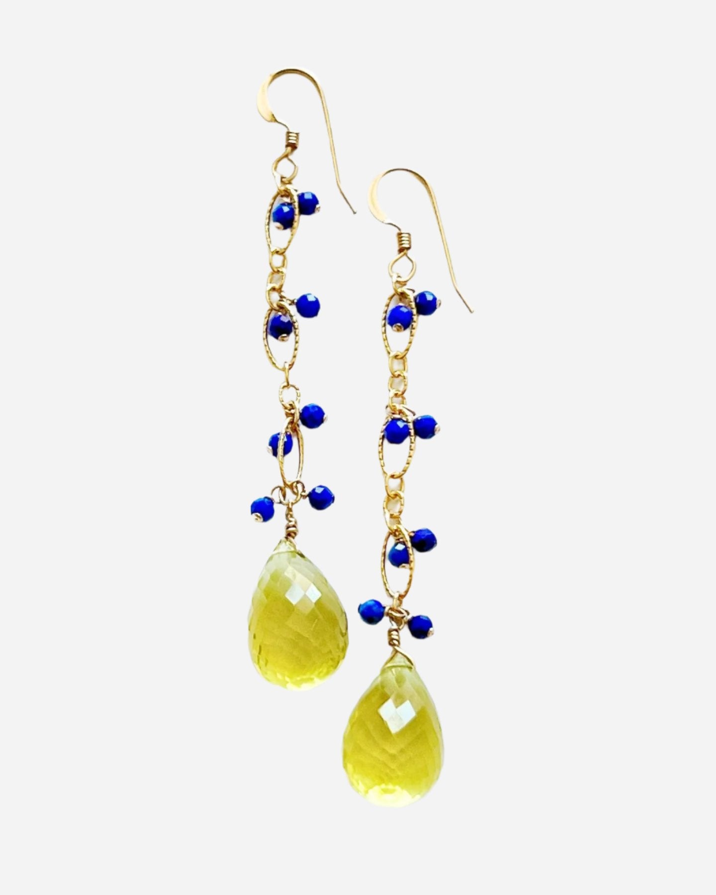 Ukrainian solidarity earrings - Inaya Jewelry