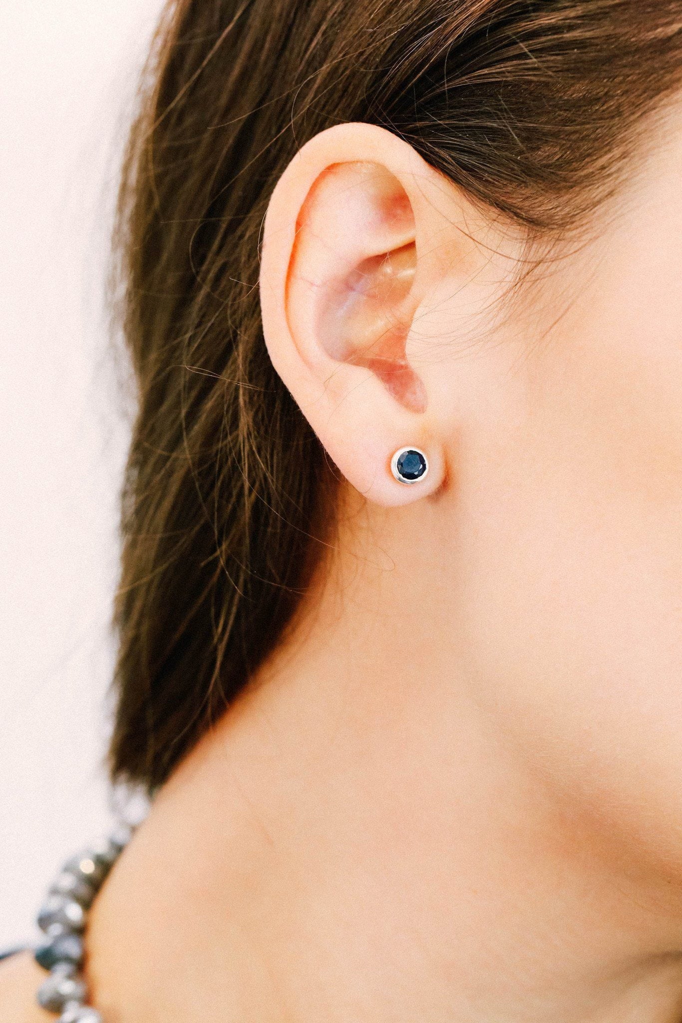 Sapphire Studs - Inaya Jewelry