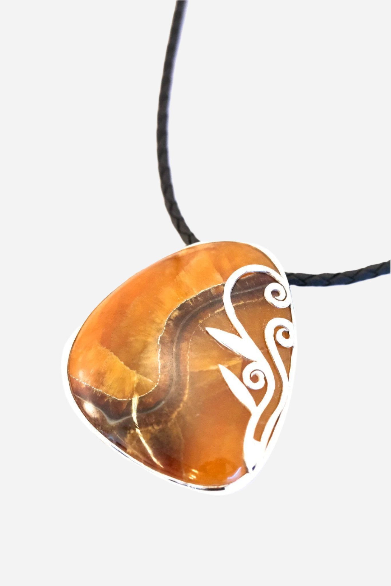 Large Ammonite Pendant - Inaya Jewelry