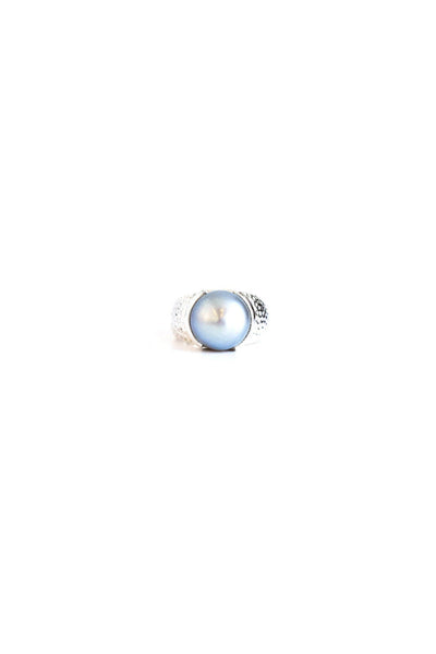Pearl Grey Ring - Inaya Jewelry