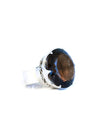 Smoky Topaz Crown Ring - Inaya Jewelry