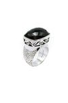 East to West Black Onyx Ring - Inaya Jewelry