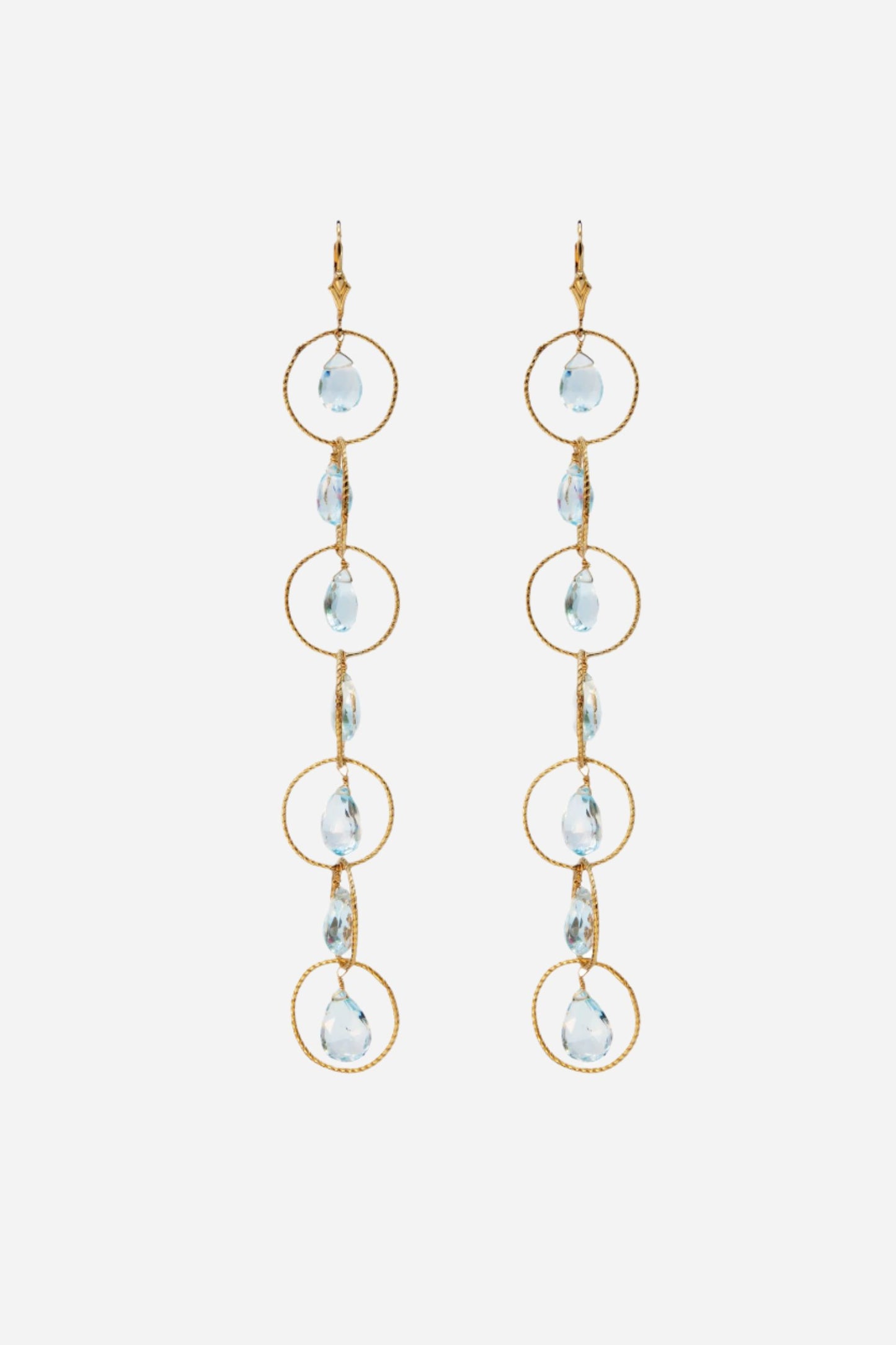 Eternal Topaz Earrings - Inaya Jewelry