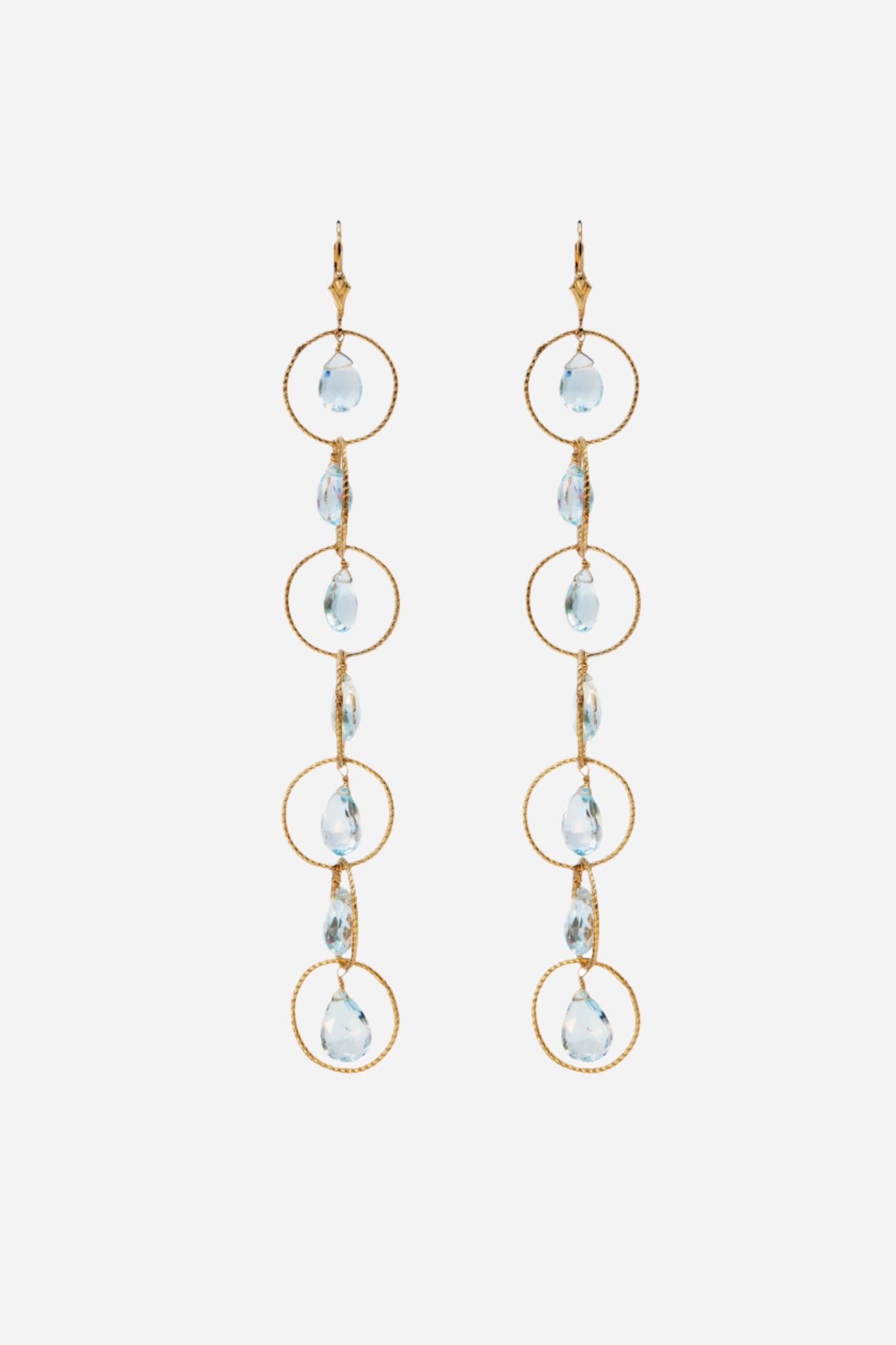 Eternal Topaz Earrings - Inaya Jewelry