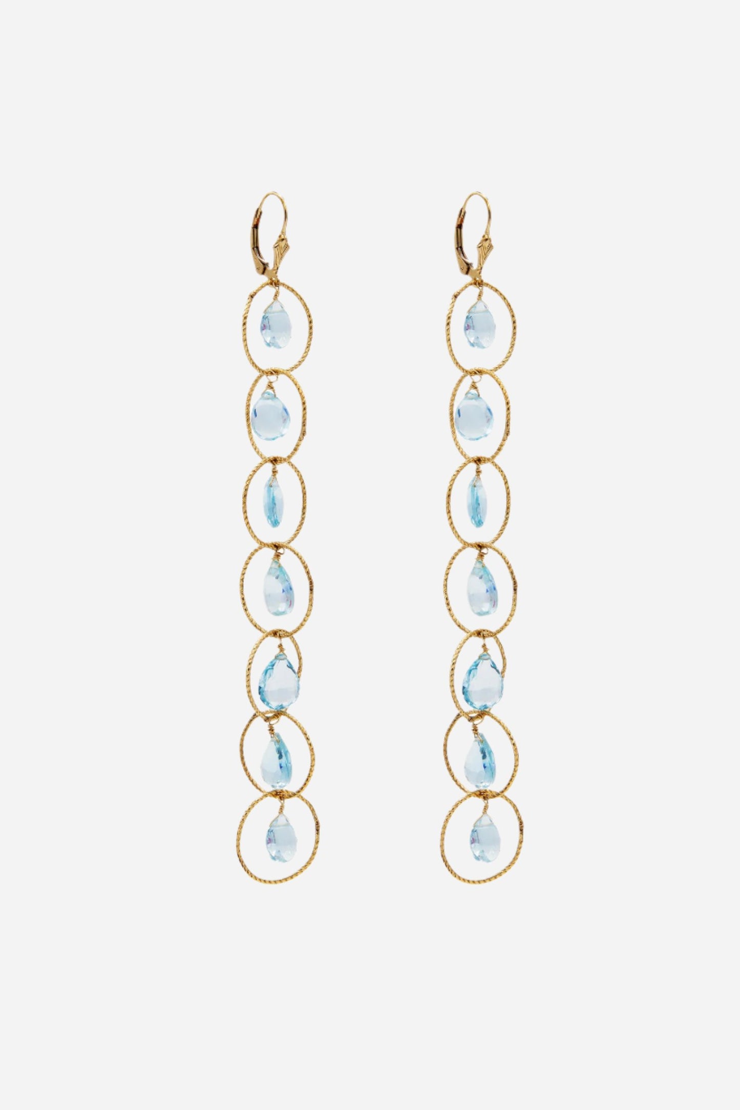 Eternal Topaz Earrings - Inaya Jewelry