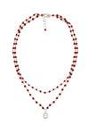 Coral Moon Necklace - Inaya Jewelry
