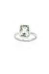 Green Amethyst Ring - Inaya Jewelry