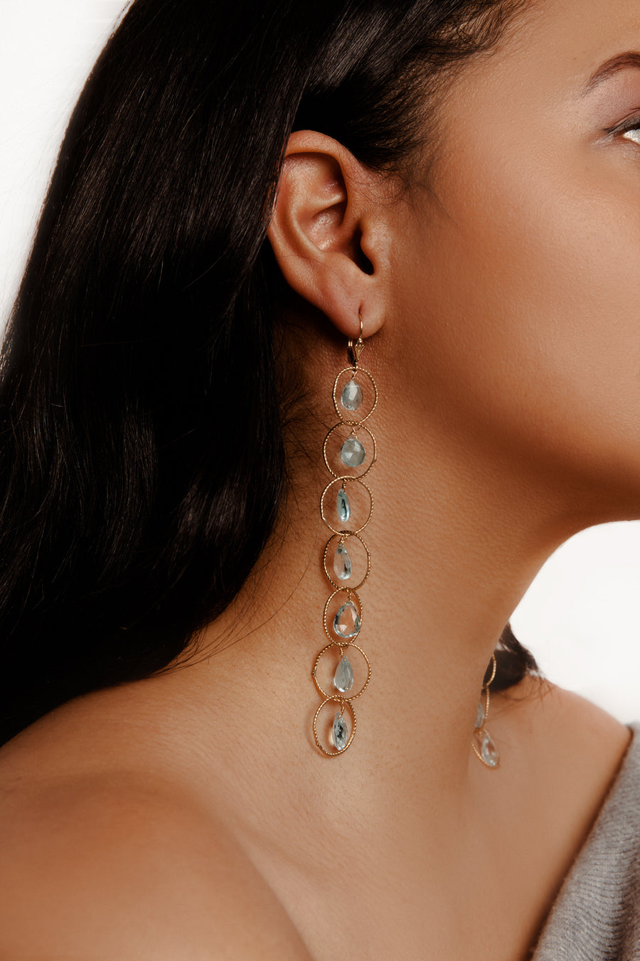 Eternal Topaz Earrings - Inaya Jewelry