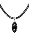 Black Onyx on Black Spinel Pendant - Inaya Jewelry