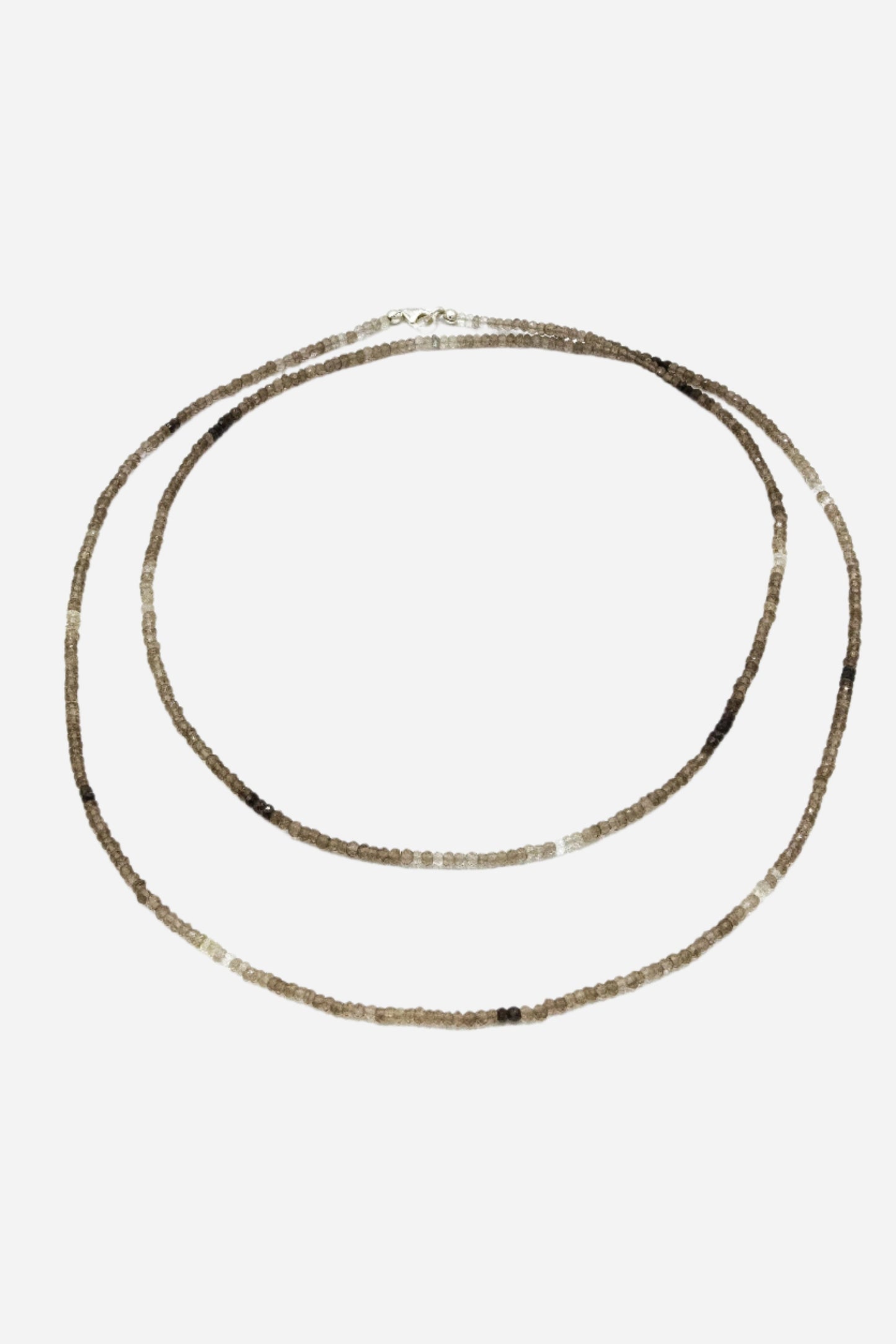 Shaded Smoky Topaz Necklace - Inaya Jewelry