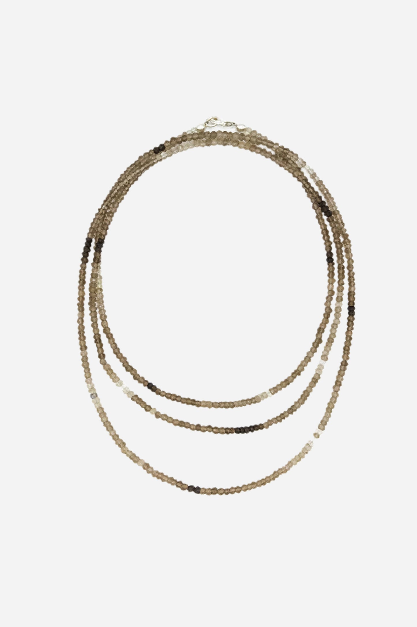 Shaded Smoky Topaz Necklace - Inaya Jewelry
