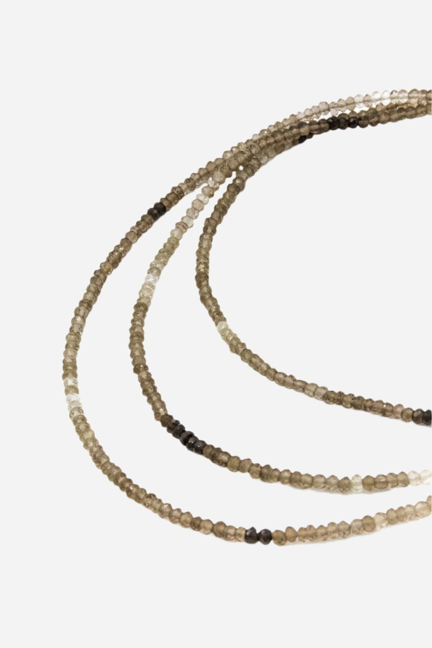 Shaded Smoky Topaz Necklace - Inaya Jewelry