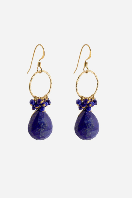 Lapis Lazuli Gold-Filled Earrings