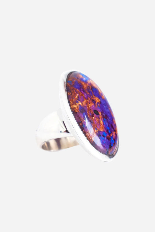 Purple Turquoise Ring