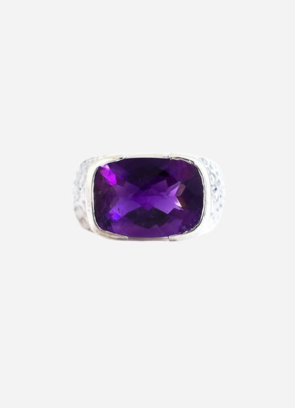 African Amethyst Ring - Inaya Jewelry