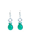 Green Onyx Clove Earrings - Inaya Jewelry