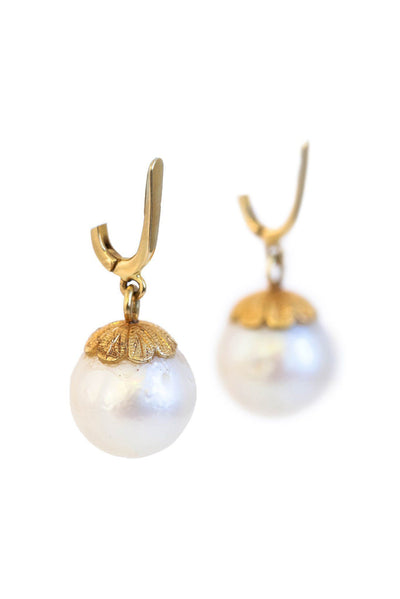 South Sea Pearl Earrings - Inaya Jewelry