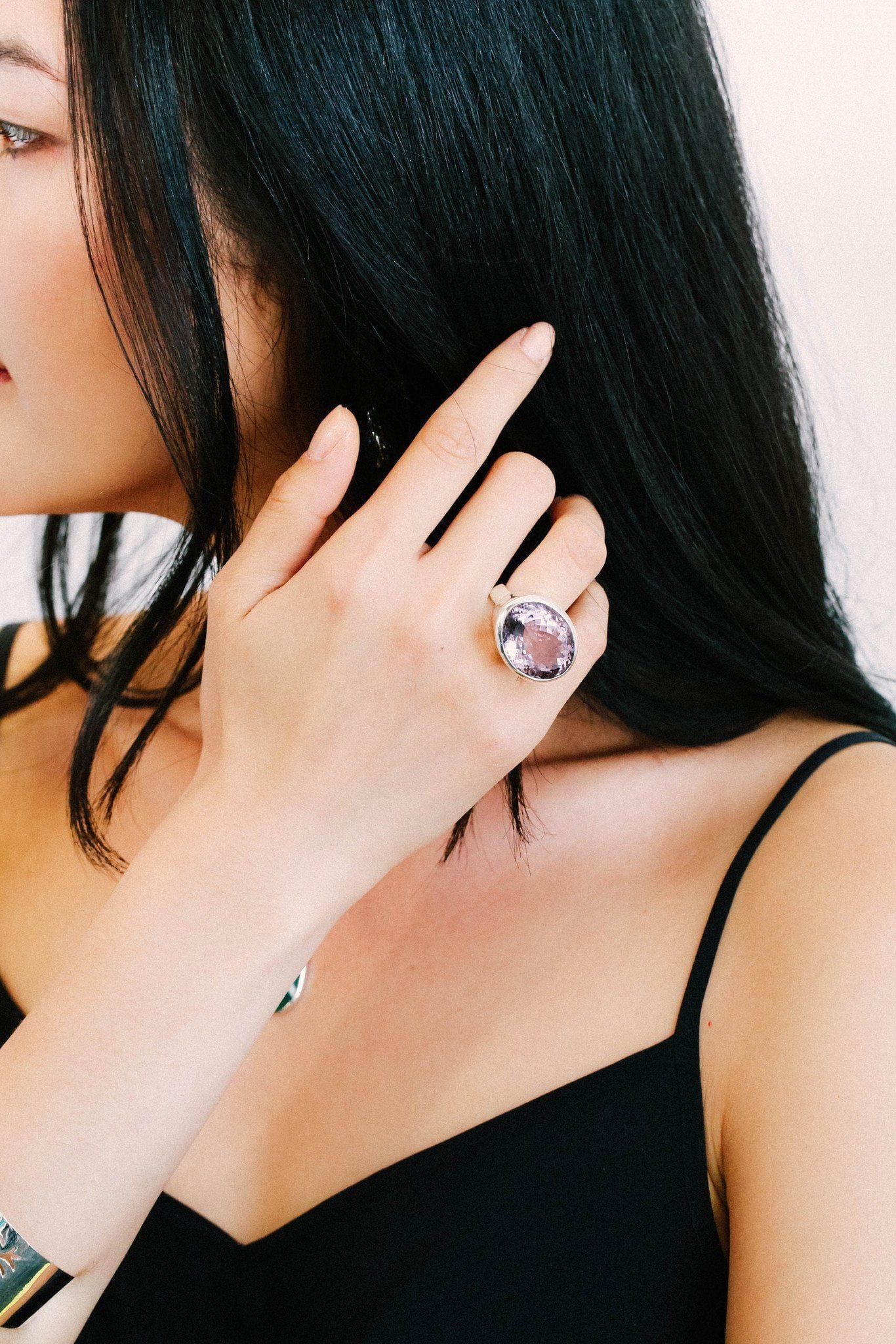 Pink Amethyst Ring - Inaya Jewelry