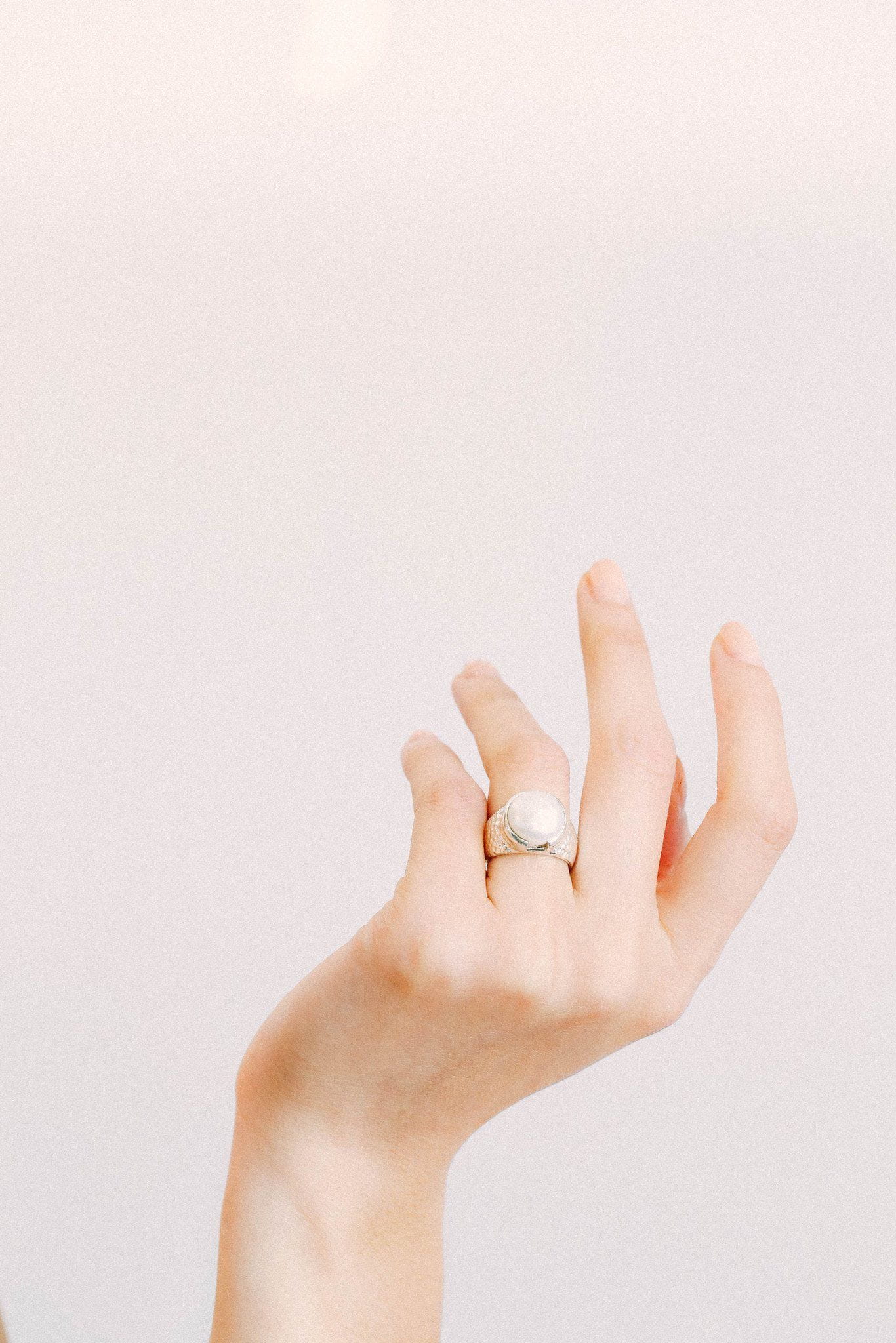 Pearl White Ring - Inaya Jewelry