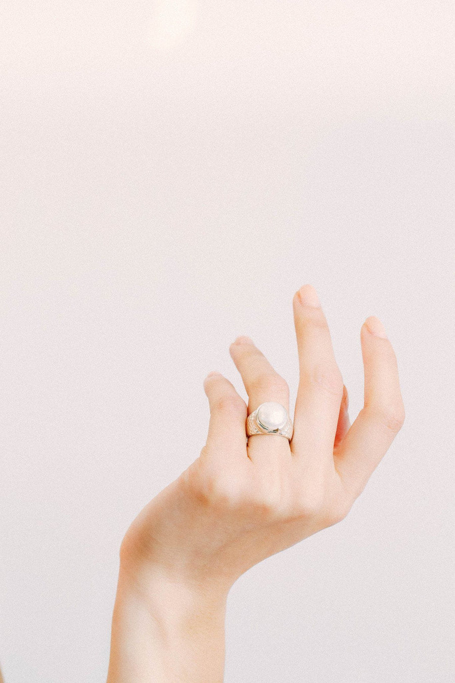 Pearl White Ring - Inaya Jewelry