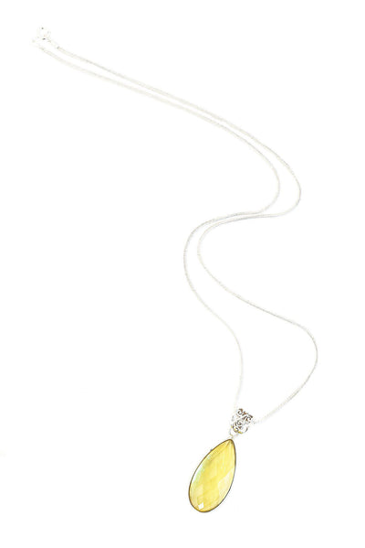 Lemon Quartz Pendant - Inaya Jewelry
