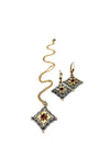 Garnet Compass Necklace - Inaya Jewelry