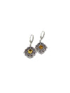Citrine Lotus Earrings - Inaya Jewelry