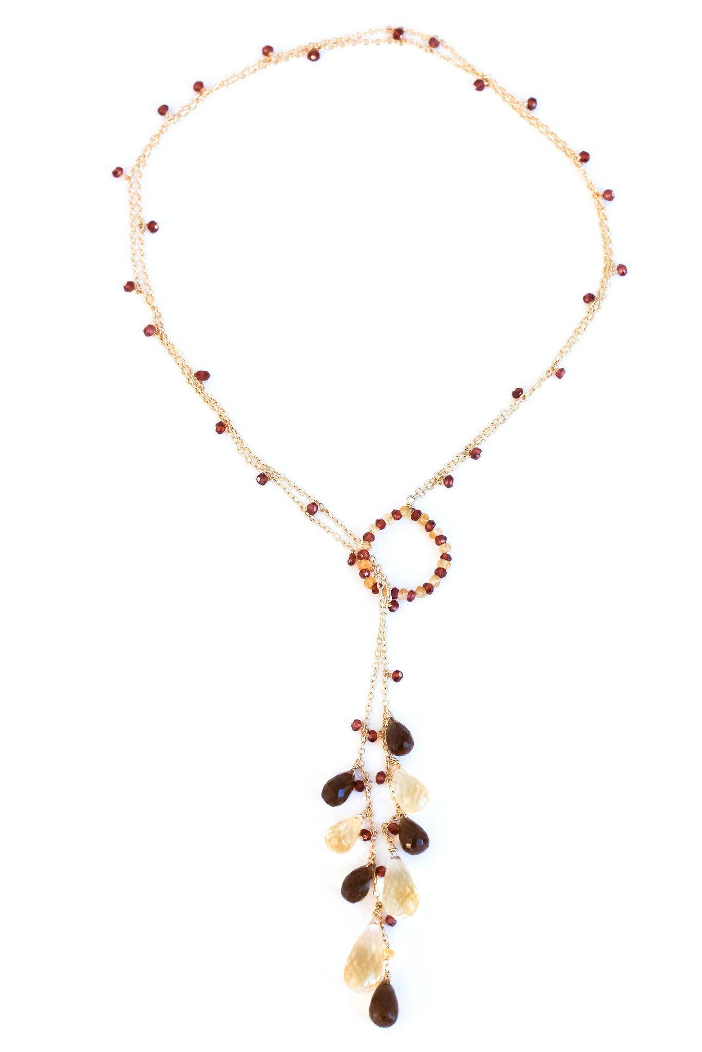 Buy Smoky Topaz Pendant Necklace Online - Precious Gemstone Jewelry NY -  INAYA