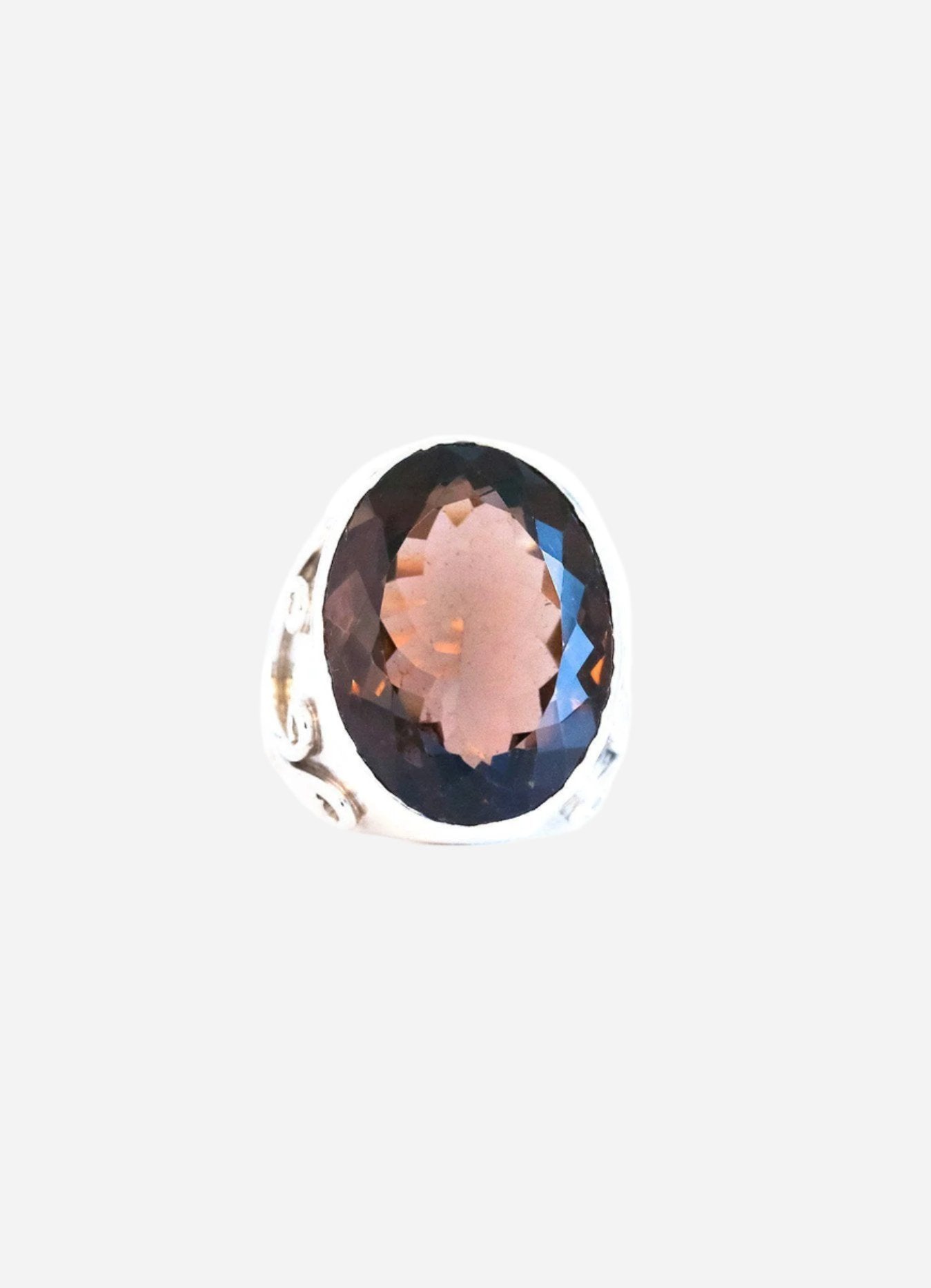 Smoky Topaz Ring Sasha - Inaya Jewelry