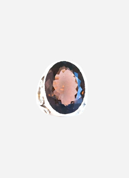 Smoky Topaz Ring Sasha - Inaya Jewelry
