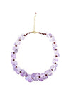 Pink Amethyst & Rubies Necklace - Inaya Jewelry