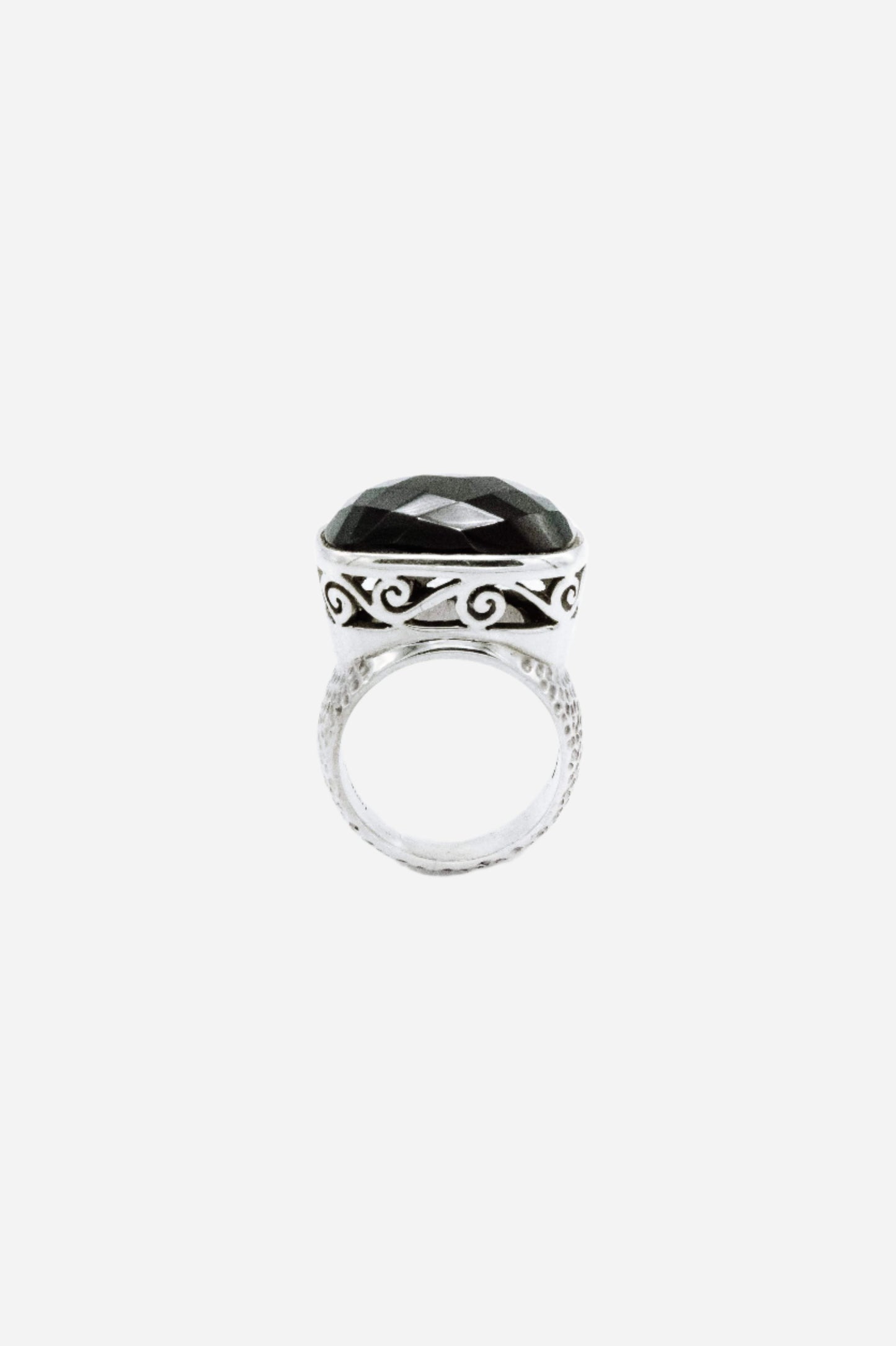 East to West Black Onyx Ring - Inaya Jewelry