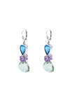 Green Amethyst & Blue Topaz Fantasy Drop Earrings - Inaya Jewelry