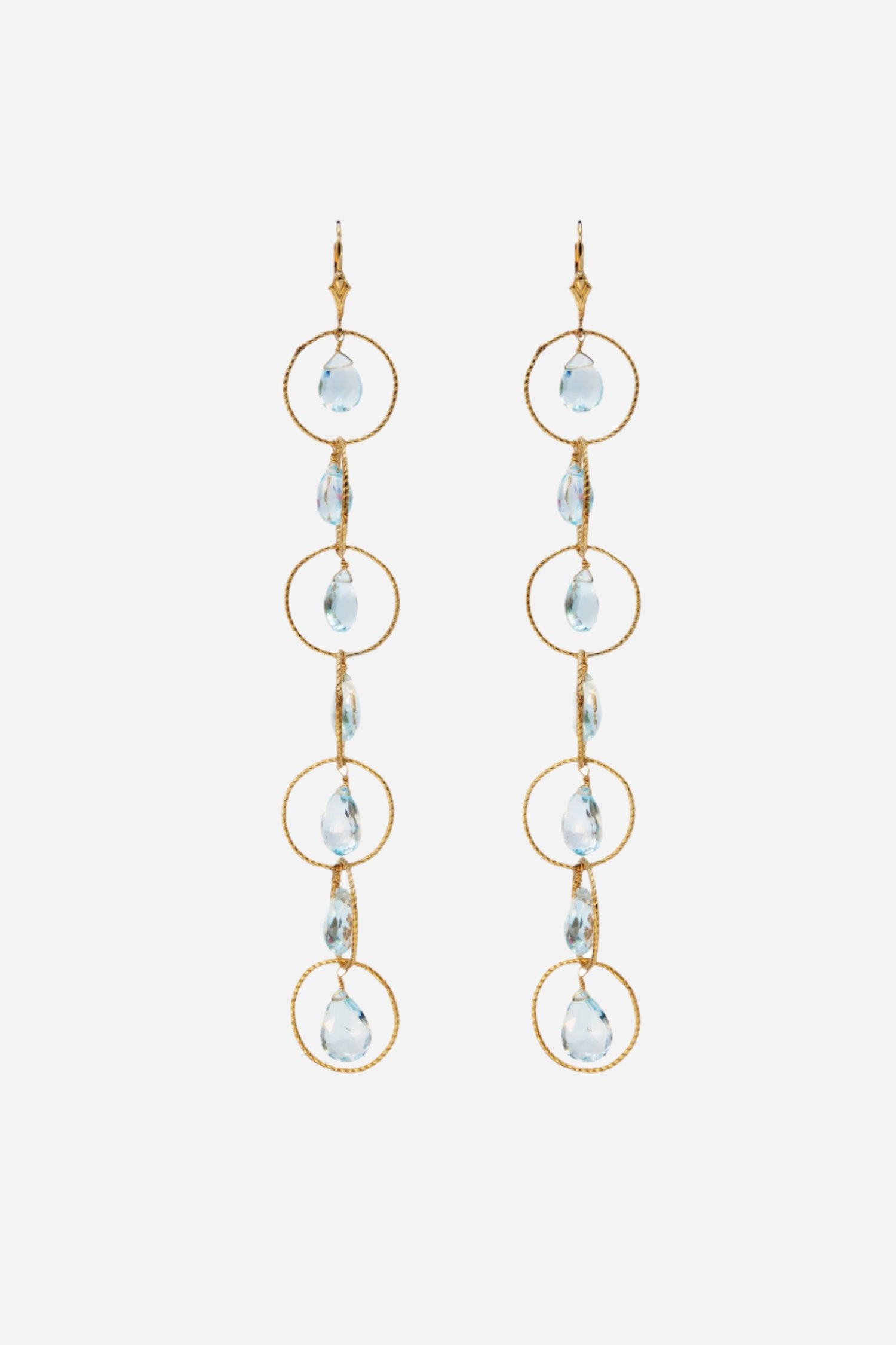 Eternal Topaz Earrings - Inaya Jewelry