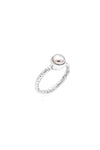 Blush Pearl Fine Band Ring - Inaya Jewelry