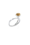 Citrine Swirl Ring - Inaya Jewelry