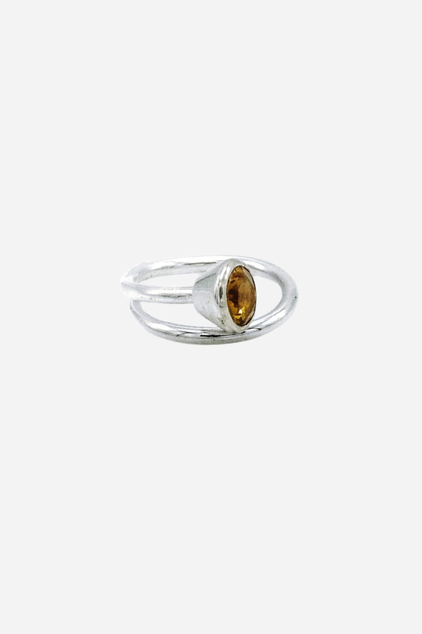 Citrine Swirl Ring - Inaya Jewelry