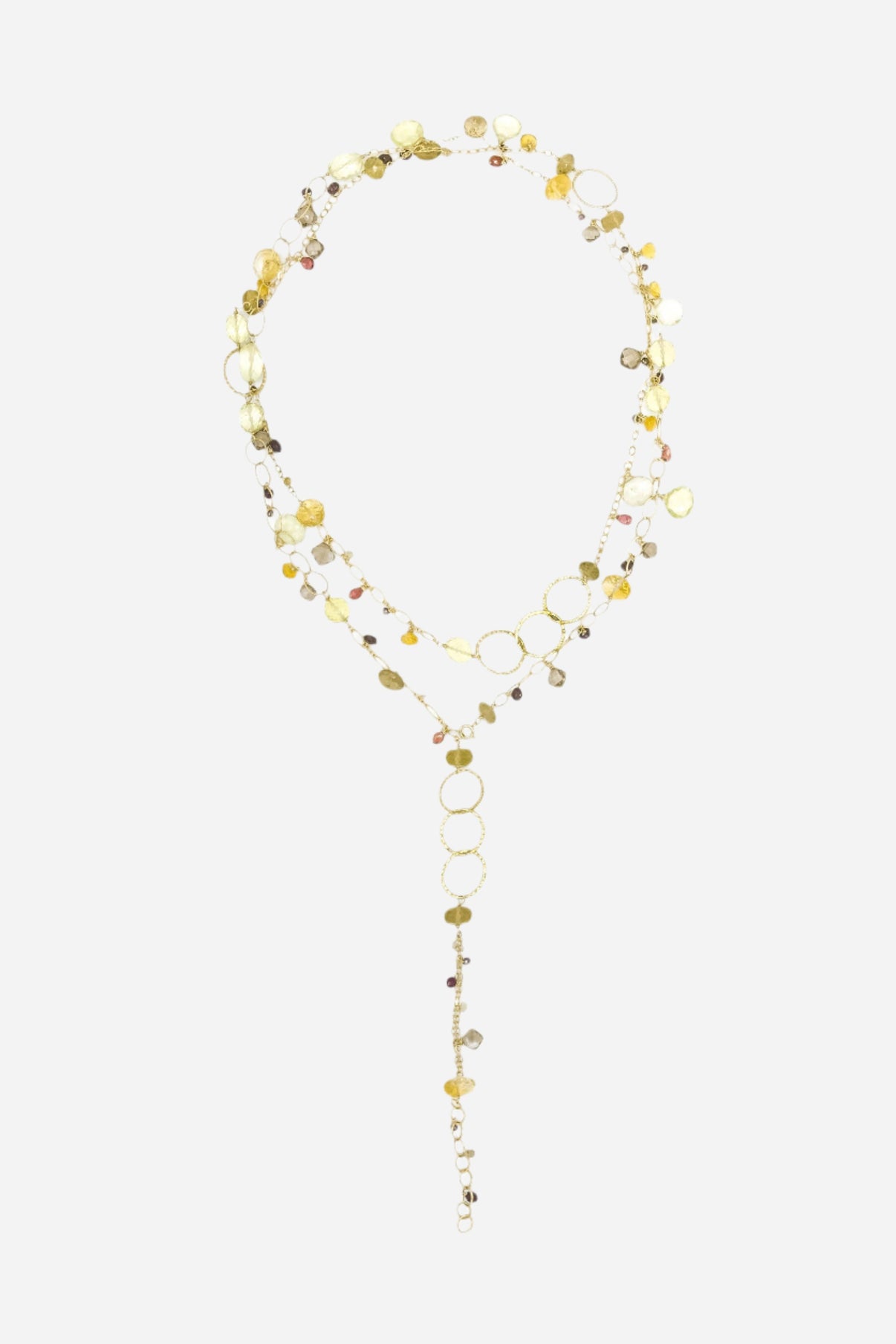 Milli Necklace Light Topaz/Citrus Lime Brandy