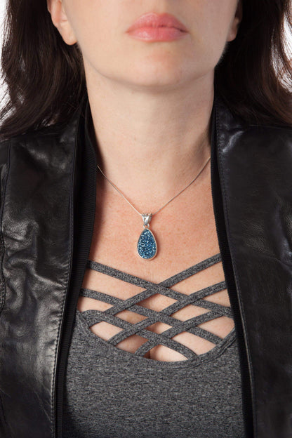 Medium Druzy Pendant - Inaya Jewelry