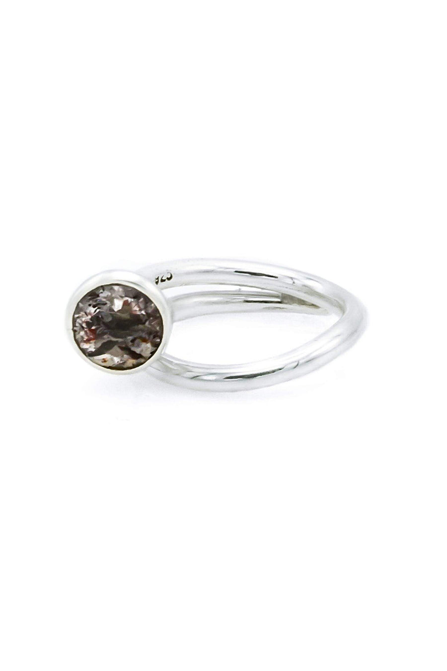 Elestial Quartz Swirl Ring - Inaya Jewelry