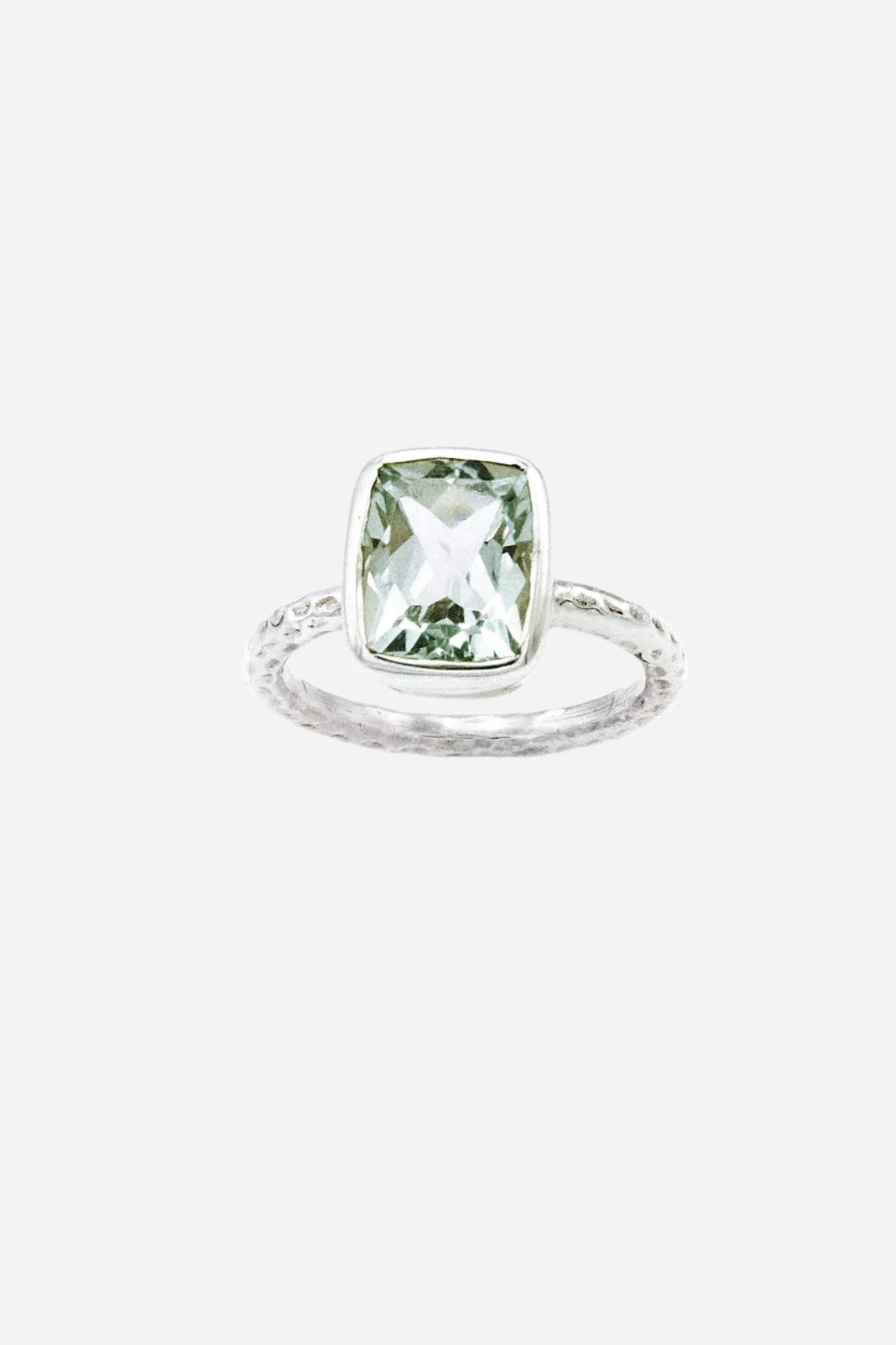 Green Amethyst Ring - Inaya Jewelry