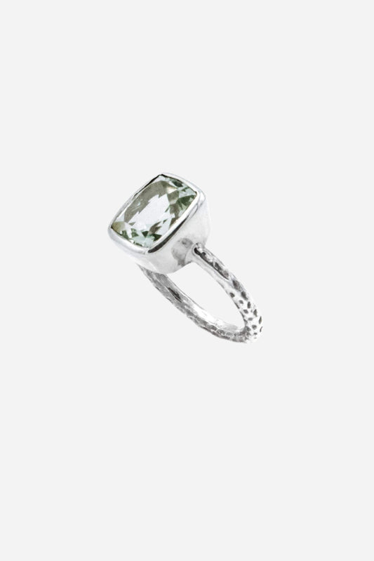 Green Amethyst Ring - Inaya Jewelry