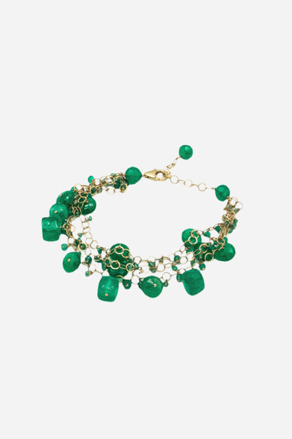 Chainy Green Onyx Delicate