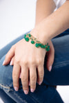 Chainy Green Onyx Delicate Bracelet - Inaya Jewelry