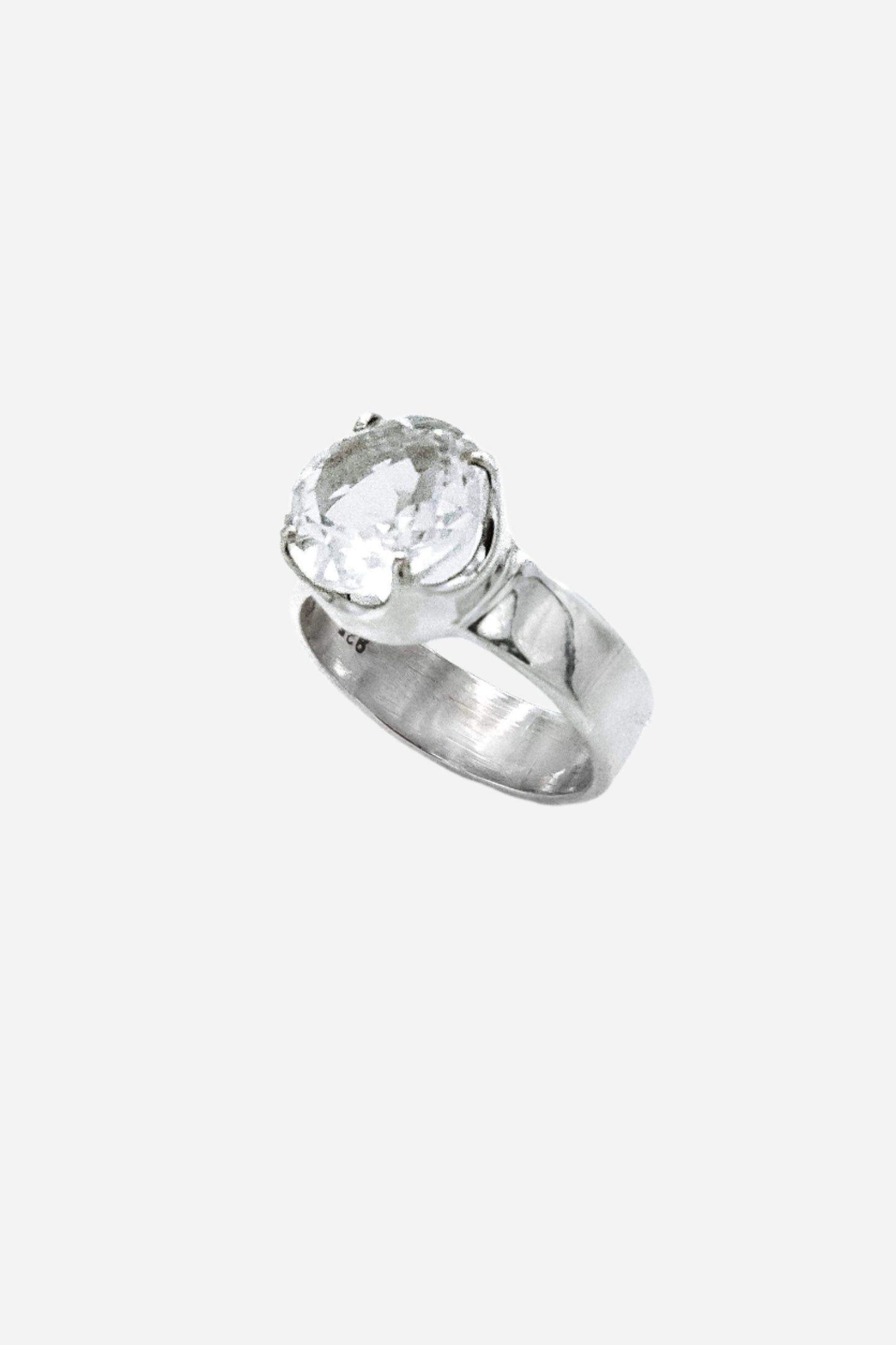 Himalayan Clear Crystal Ring - Inaya Jewelry