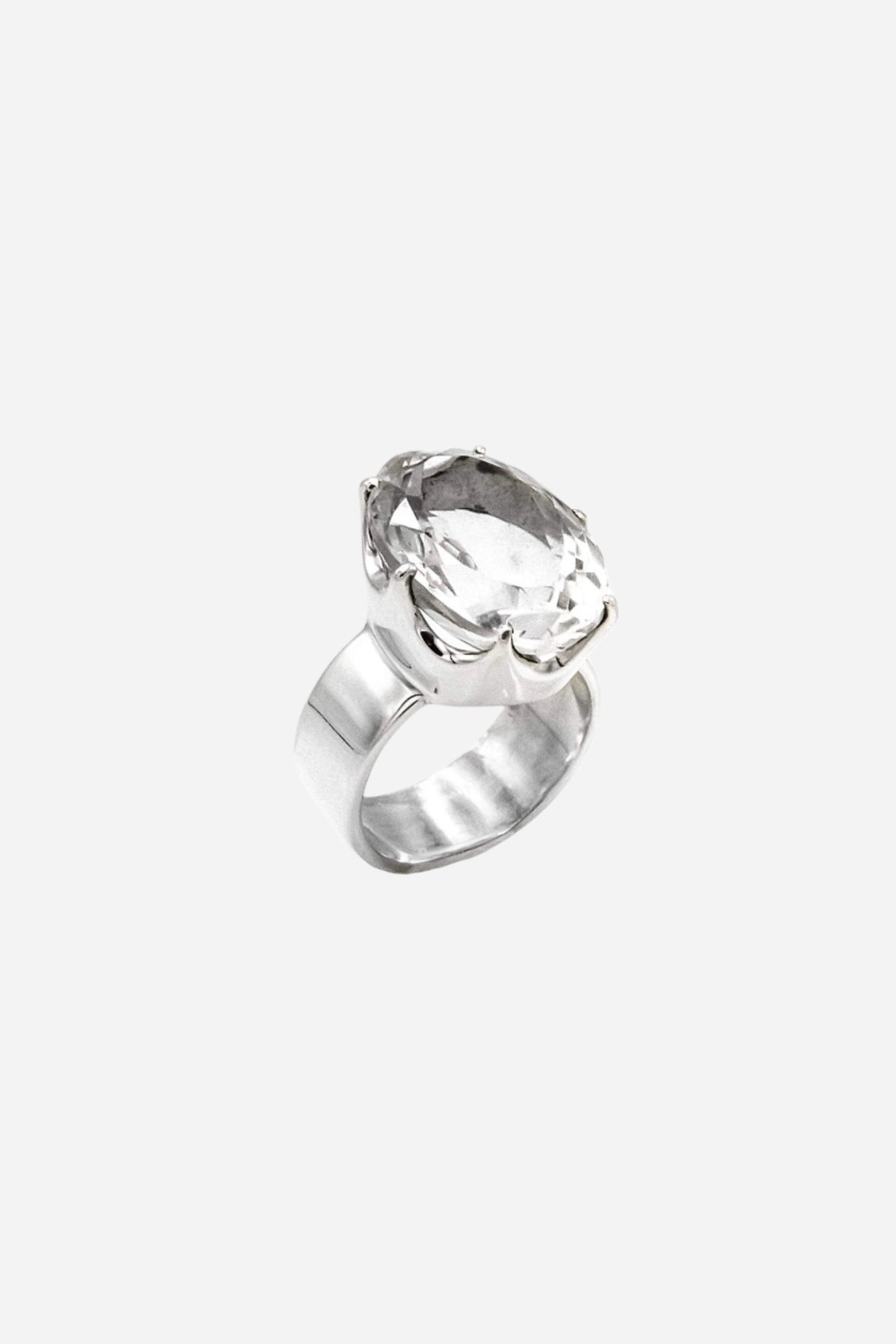 Himalayan Crystal Crown Ring - Inaya Jewelry