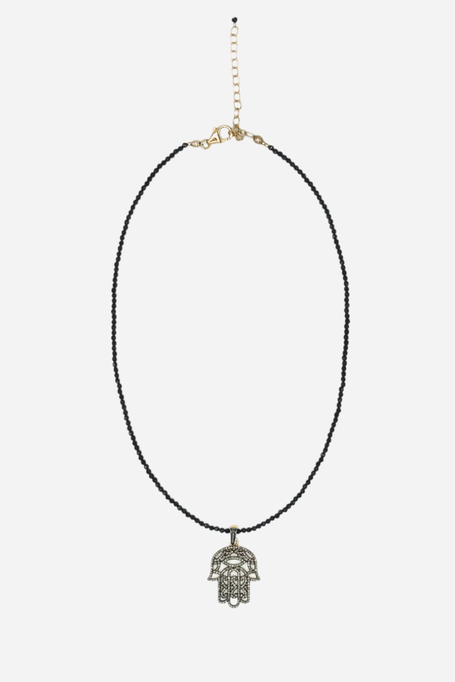 Caring Palm Diamond Necklace - Inaya Jewelry