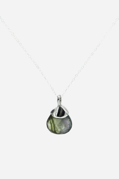 Labradorite Drop Pendant - Inaya Jewelry