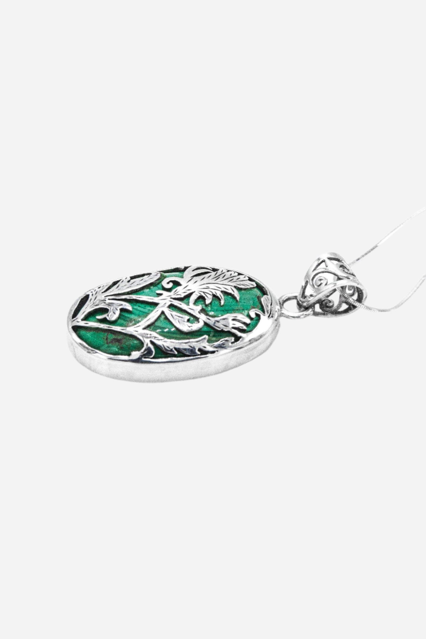 Malachite Pendant - Inaya Jewelry