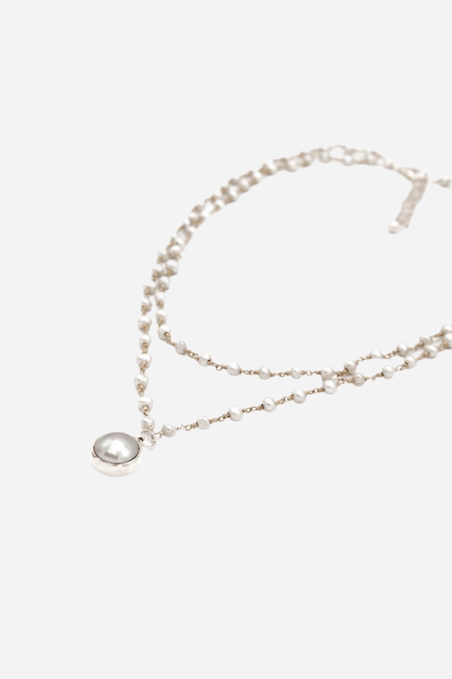 Pearl Cascade Necklace - Inaya Jewelry